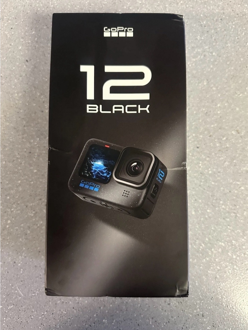 GoPro 12 Black Action Camera with Black Finish